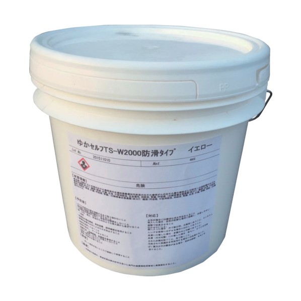 ※法人専用品※シロキ ゆかセルフ防滑タイプイエロー4KG 7760226 1S|DIY FACTORY ONLINE SHOP