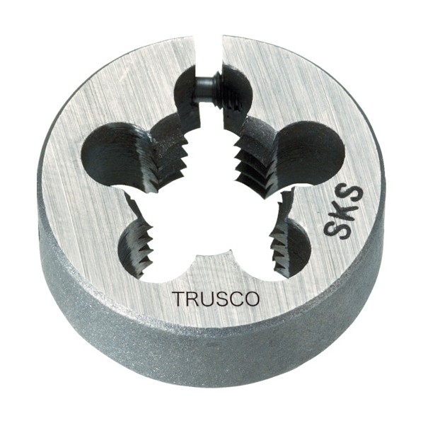 トラスコ 丸ダイス SKS ユニファイ細目 50径 1UNF12 55 x 25 x 25 mm T50D-1UNF12 1点