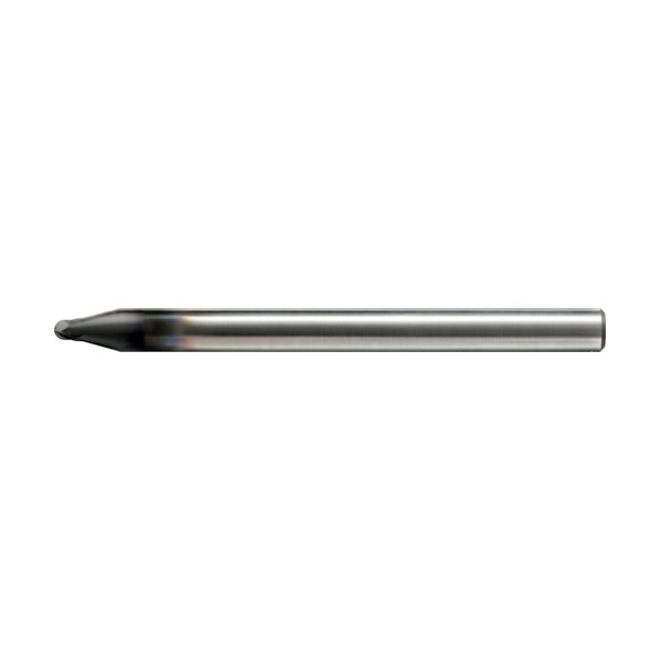 ユニオンツール 超硬合金・硬脆材加工用2枚刃ハイスピードボールエンドミル R1×刃長1.4×全長50×シャンク径4 UDCBH2020-0140 (213-1003) 1点
