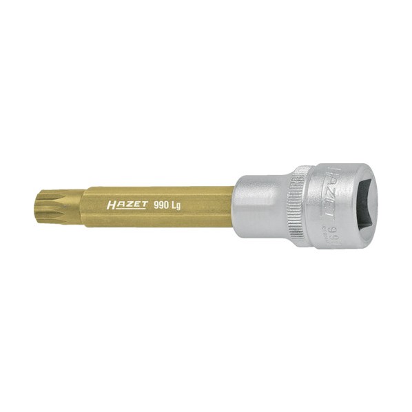 HAZET社 ロングＸＺＮドライバーソケット（差込角１２．７ｍｍ） 990LG-10 1