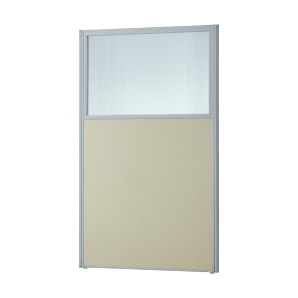 ※法人専用品※トラスコ ローパーティション 上部半透明 W900XH1465 ベージュ TLP-1509U-BE 1点｜DIY FACTORY ONLINE SHOP