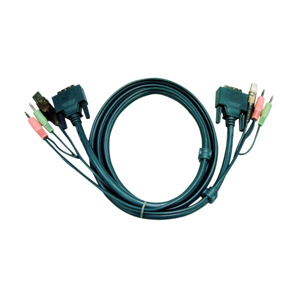 ATEN ATEN　DVI　KVMケーブル　デュアルリンク対応　3m 2L-7D03UD