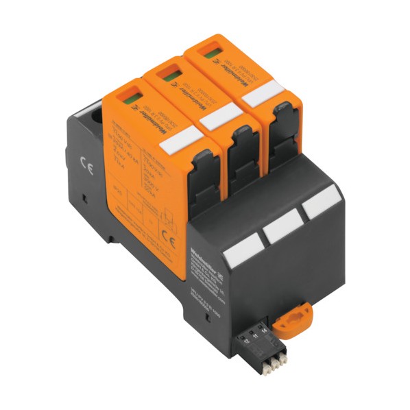 日本ワイドミュラー サージ保護器 直流電源用(太陽光向け) TypeI、II 1kV リモート接点付き 2530180000 1点 27,235円