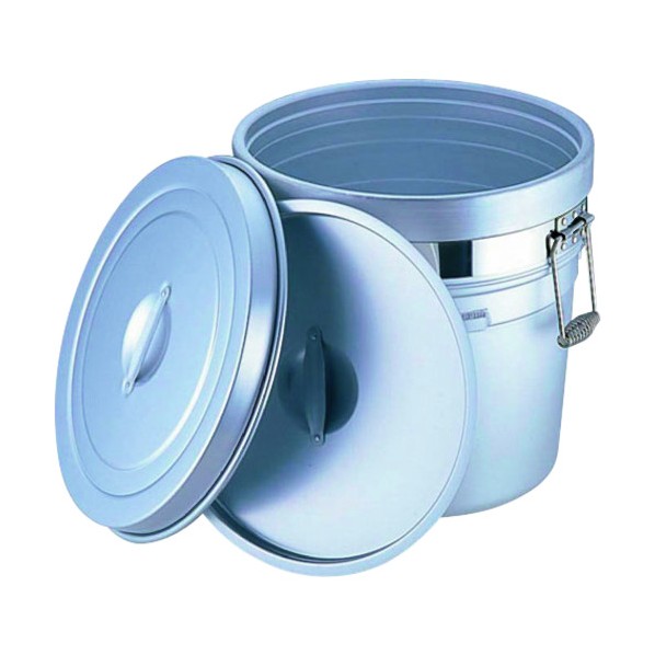 オオイ金属元素 アルマイト 段付二重食缶 (総やか用) 250-A (20l) (20l) ASYA001 1個