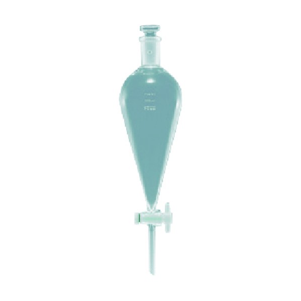 東京硝子器械 Fine分液ロート スキーブ 2L TF活栓付 000-09-57-09 1点