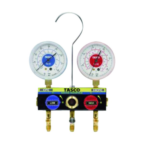 タスコ R22R12R12R502R502用ボールバルブ式ゲージマニホールド TA120KH 1個｜DIY FACTORY ONLINE SHOP