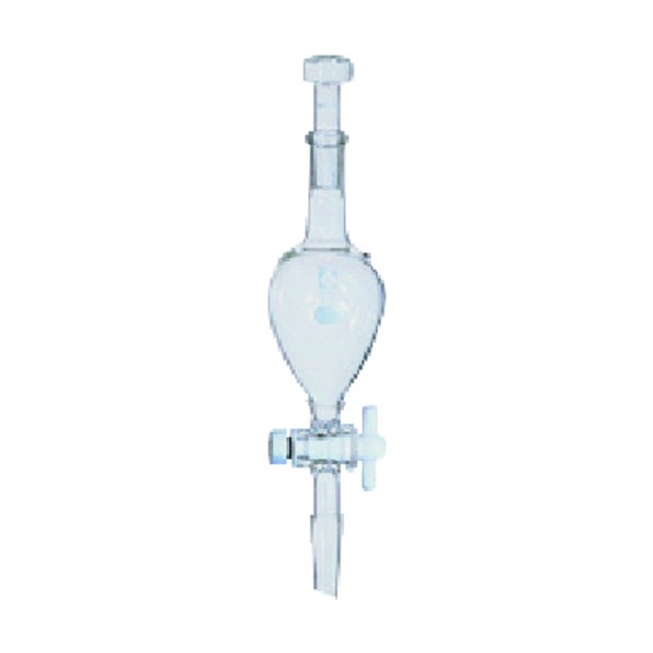 東京硝子器械 SPC分液ロート球型コック付 SPC15-15 50mL 371-13-66-41 1点
