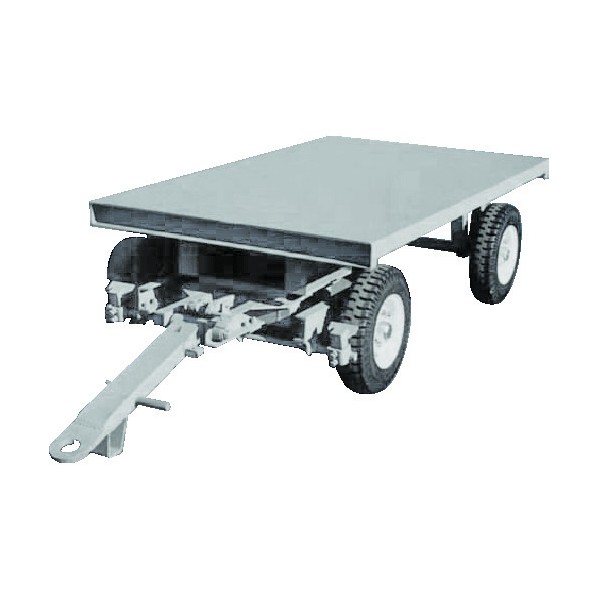 花岡車輌 産業用単輌トレーラー 4輪ナックル式前後両牽引型(同一軌跡内輪差無し) 5000kg TD050C-KC4-S 1点 938,579円