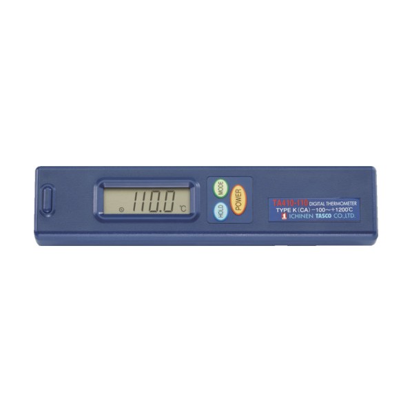 タスコ デジタル温度計（-99.9～+1200℃） TA410-110 1台
