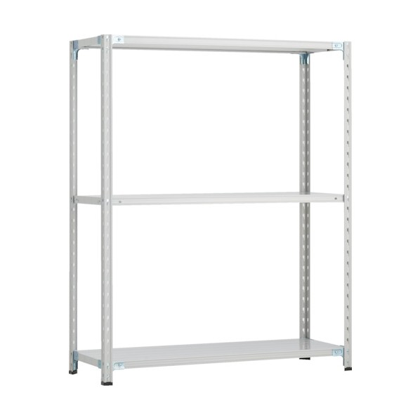 ※法人専用品※トラスコ CB型セミボルトレス軽量棚 1800X450XH1500 3段 WG色 CB-5643-WG 1台|DIY FACTORY ONLINE SHOP