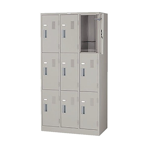 ※法人専用品※ナイキ 9人用ロッカー LK9N-W 1点|DIY FACTORY ONLINE SHOP
