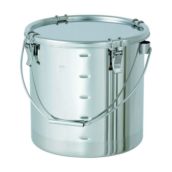 日東 日東 吊り下げ式ステンレス密閉容器 目盛付(クリップ式) 25L CTB-M-33 1個