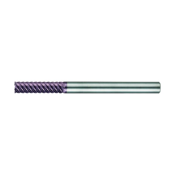 グーリング 高硬度用多刃エンドミル ロングFIREコート 6mm 3716 6.000 1点
