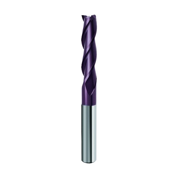 グーリング 3枚刃エンドミル Power mill ロングFIREコート 10mm 19984 10.000 1点