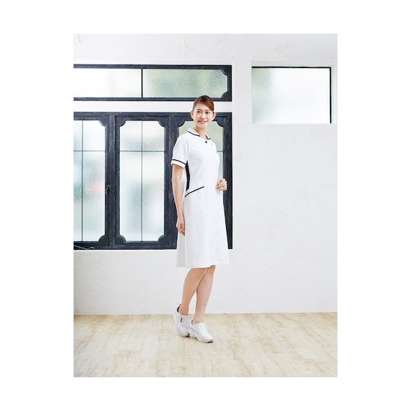フォーク ワンピース ホワイトXネイビー SS 3017EW-7-SS 1点