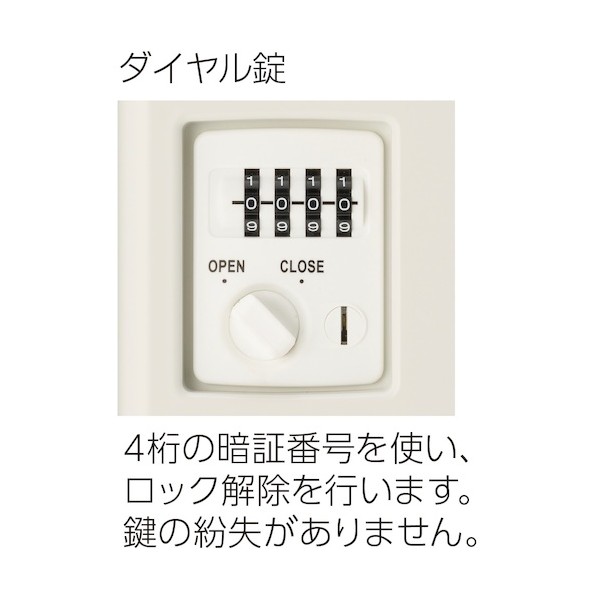 ※法人専用品※アイリスチトセ 扉小スリット穴付き 6人用 SSN45PB-6SAB-W 1点｜DIY FACTORY ONLINE SHOP