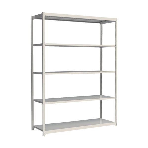 ※法人専用品※アイリスオーヤマ 軽中量ラック(200kgタイプ･高サ1200mm/1500mm) 単体型･高サ1200mm ホワイト ML2K1830125 1点