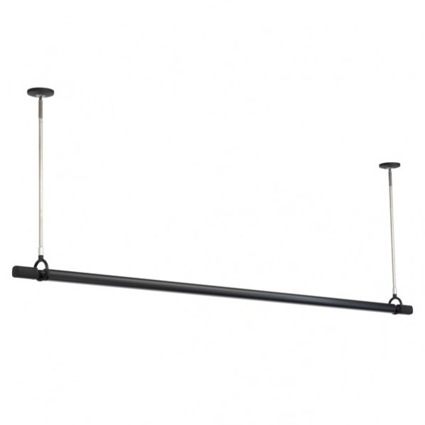 ホスクリーン ホスクリーン 室内用物干竿セット ●SPC-BK:本体ベースφ64 ポール全長460-550-640mm ●QL-15-BK:製品全長950～1540mm 黒色 QSC-15-BK 1セット｜DIY FACTORY ONLINE SHOP