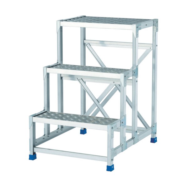 ※法人専用品※アルインコ 作業台(天板縞板タイプ)3段 CSBC376S 1台｜DIY FACTORY ONLINE SHOP