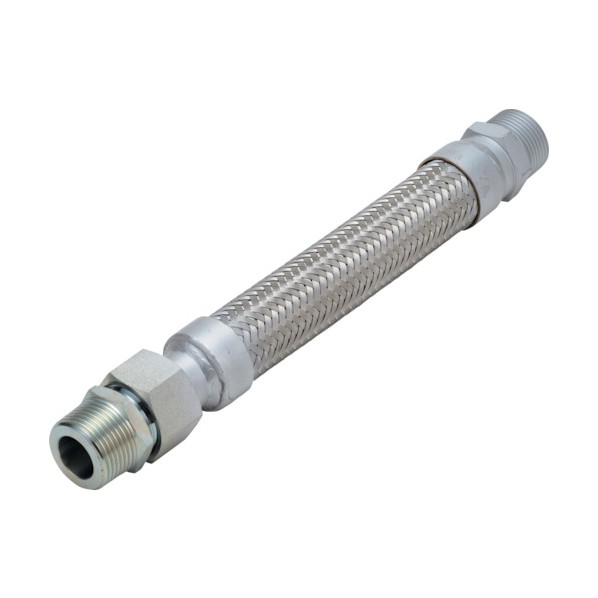 南国フレキ工業 ニップル・メタルタッチオス式フレキ継手ＳＳ４００３２Ａｘ８００Ｌ NK15200M32-800 1