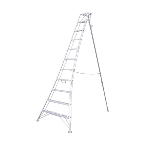 ※法人専用品※ハラックス アルミ製三脚脚立伸縮式強力タイプアルステップ AP-11 1