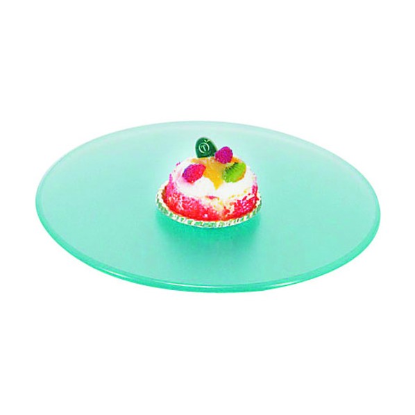 遠藤商事 アクリルブッフェトレイ 丸ライトグリーン L NBT0103 1個｜DIY FACTORY ONLINE SHOP