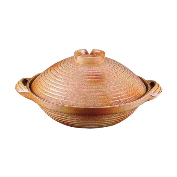 遠藤商事 アルミ 電磁用手造り土鍋 楽鍋(新幸楽) 30cm QDN1130 1個
