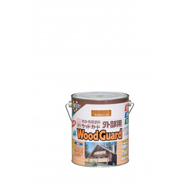 楽天市場】アサヒペン 油性ウッドガード 外部用 14L 透明(クリヤ)01 1