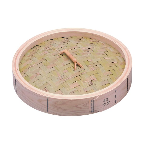 遠藤商事 桧 中華セイロ 蓋  42cm ATY18042 1個