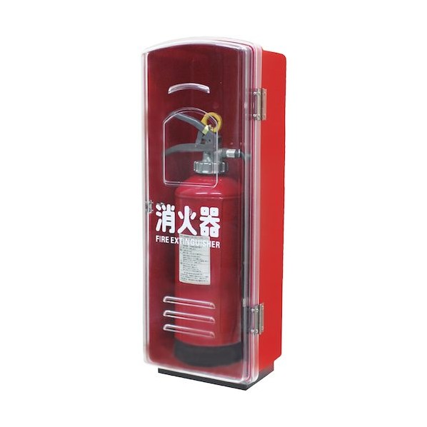 ※法人専用品※岩崎製造所 ポリカーボネート製 10型用消す器ボックス席(書き込み箱)『定火消し』 赤いこと 25HKSB1P-CL 1台