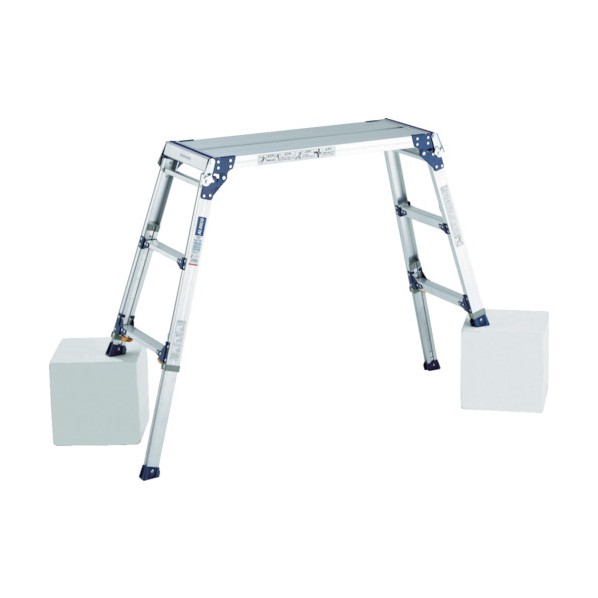 ※法人専用品※アルインコ 足場台 最大使用質量100kg 天板高さ:1.01~1.31m PXGE1012FX 1台