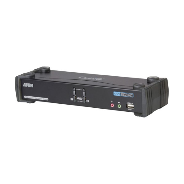 ATEN ATEN　KVMPスイッチ　　2ポート　/　DVI　/　デュアルリンク　/　USB2.0ハブ搭載 CS1782A