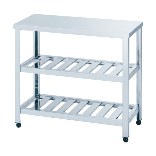 ※法人専用品※東製作所 作業台二段スノコ板付1200&times;450&times;800 KT2S-1200 1台｜DIY FACTORY ONLINE SHOP