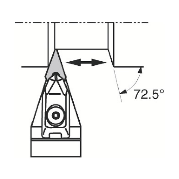 京セラ 外径加工用ホルダ DVVNN2525M-16 1点|DIY FACTORY ONLINE SHOP