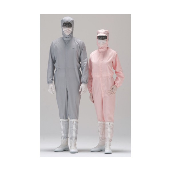 ミドリ安全 立体裁断構造超静電クリーンウェア C1515P-3L｜DIY FACTORY ONLINE SHOP