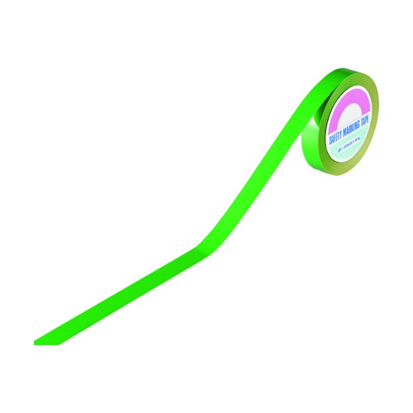 日本緑十字社 ガードテープ(ラインテープ)GTH‐251G 再はく離タイプ 25mm×100m 緑 149012 1個 11,733円