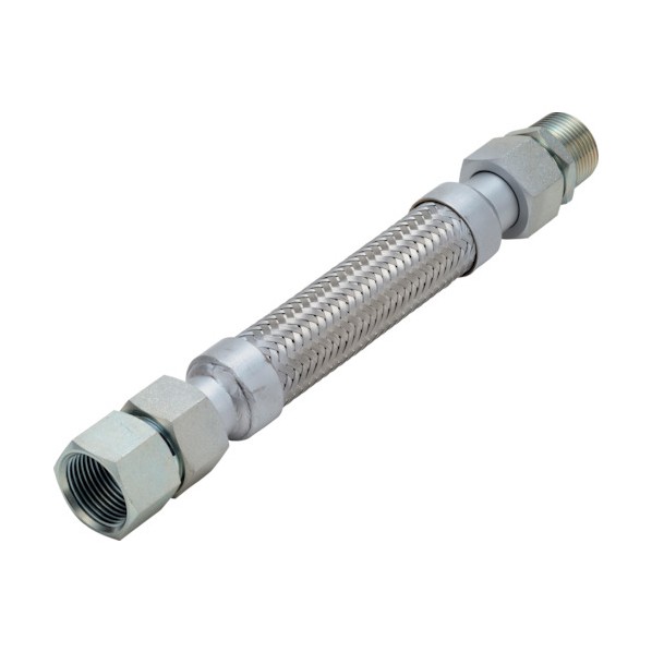 南国フレキ工業 メタルタッチオスxメス型フレキ継手SS40040A×800L NK200MF40-800 1|DIY FACTORY ONLINE SHOP