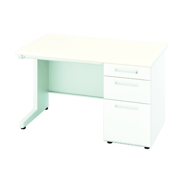 ※法人専用品※ナイキ 片袖デスク XED127B-WH 1台｜DIY FACTORY ONLINE SHOP