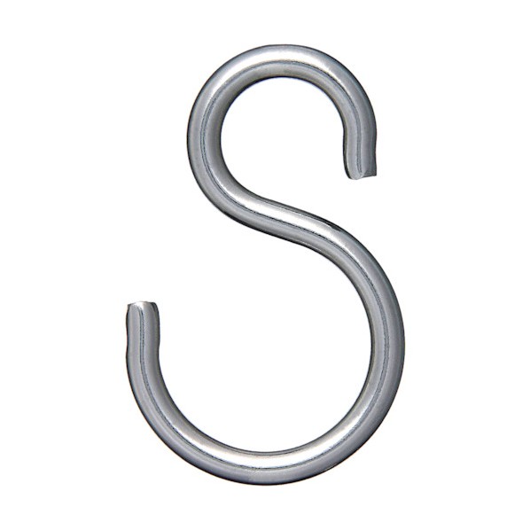 ニッサチェイン ステンレス金具/ステンレスSフック 3.0mm×30.4mm SSH30 135 x 95 x 55 mm SSH30 200個