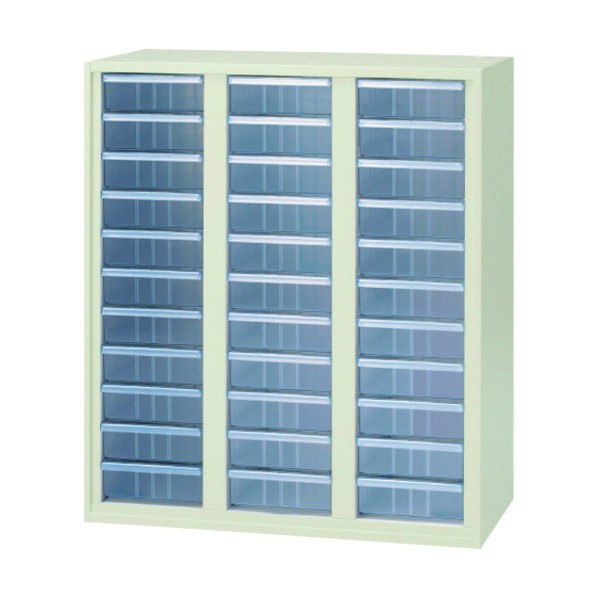 ※法人専用品※プラス 635176)クリアキャビ深型3列 RE-105KA-FTN LGY 1点｜DIY FACTORY ONLINE SHOP