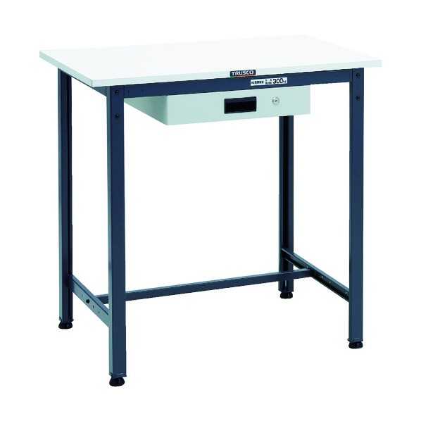 ※法人専用品※トラスコ HAE型立作業台 900X600 薄型1段引出付 DG HAE-0960UDK1 DG 1個｜DIY FACTORY ONLINE SHOP