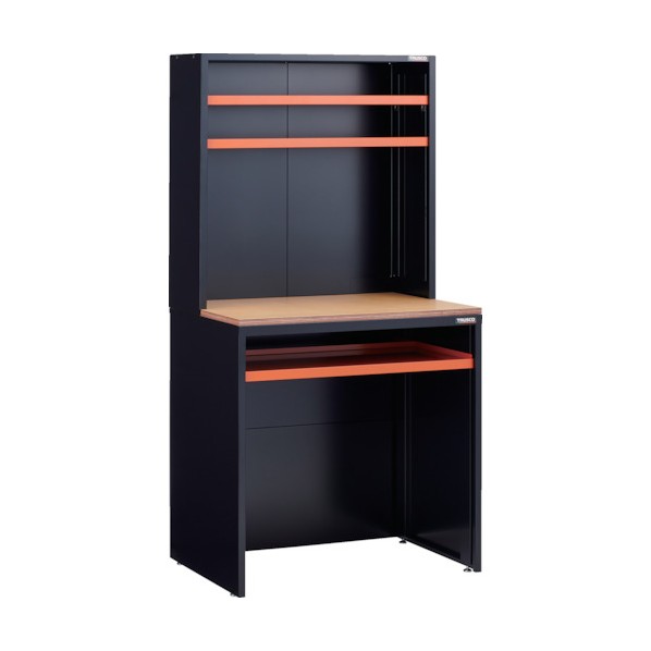 ※法人専用品※トラスコ TWB型オープン台 上棚付 900X650XH920 黒 TWB-900-UT2 1点|DIY FACTORY ONLINE SHOP