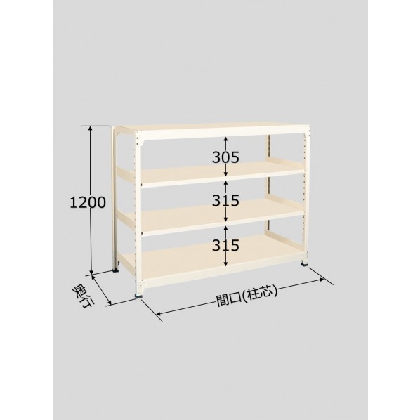 サカエラークラックW1500&times;D600&times;H1200mmアイボリーRLW-8544｜DIY FACTORY ONLINE SHOP