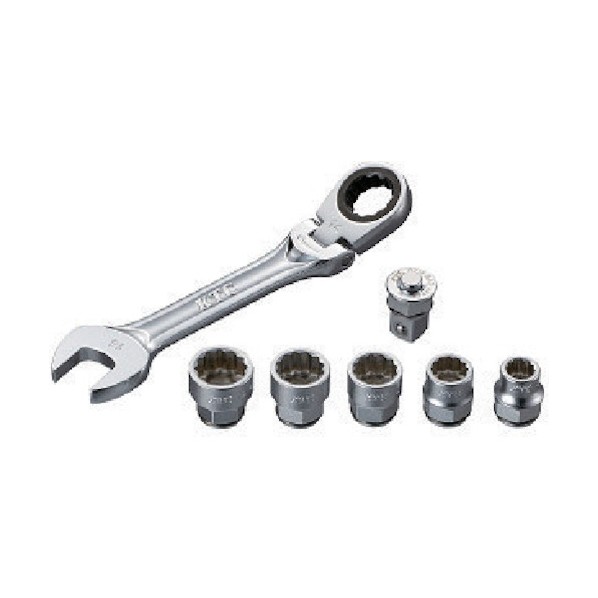 KTC ラチェットめがね用ソケットセット(ソケット6点組) TBZ1407 1点｜DIY FACTORY ONLINE SHOP