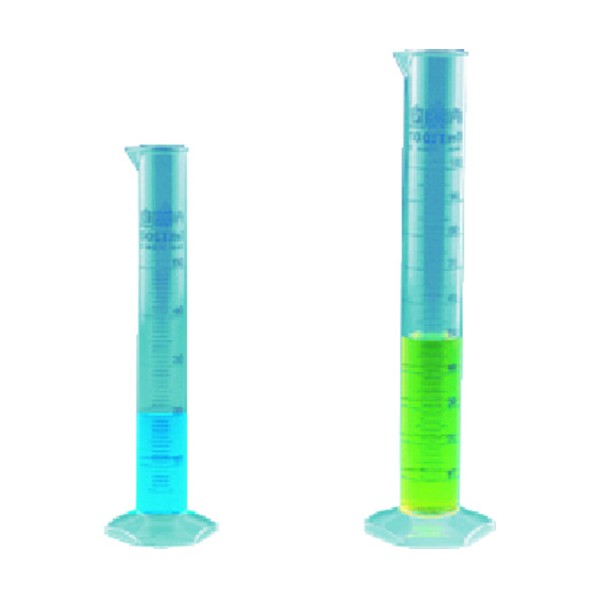 東京硝子器械 メスシリンダー 青目盛 PMP クラスA 500mL 814-22-22-27 1点