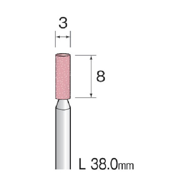 ミニター 精密砥石 SP砥粒#120(10本入) φ3mm JA3042 10本