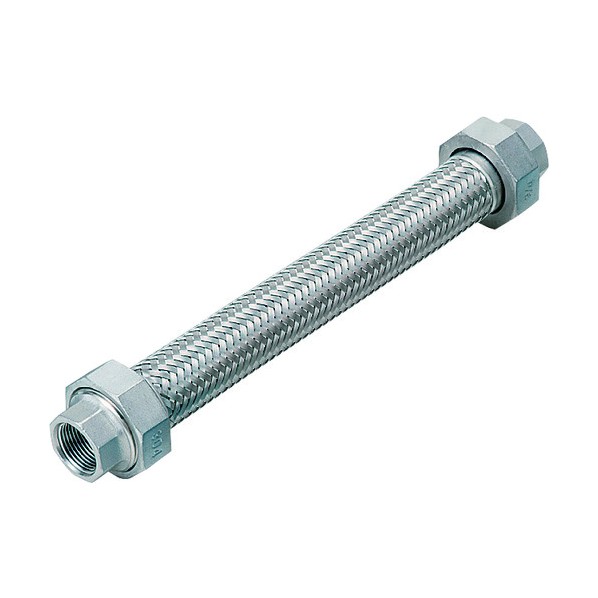南国フレキ工業 フィットユニオン式フレキシブルホース(無溶接式) ユニオン NK-1100/SUS304-20A-1500L 1本