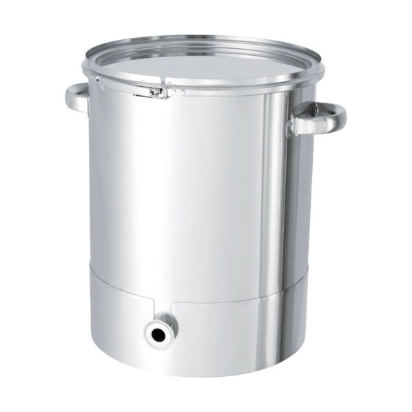 日東金属実業 ステンレス鋼貯蔵タンク片テーパー型ダンス楽隊式密閉式入れもの６５Ｌ KTT-CTL-43 1