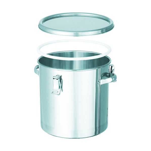 日東金属工業 ステンレスタンクPTFEパッキン付式保存タンク45L 450 x 450 x 450 mm CTH-PTFE-39 1