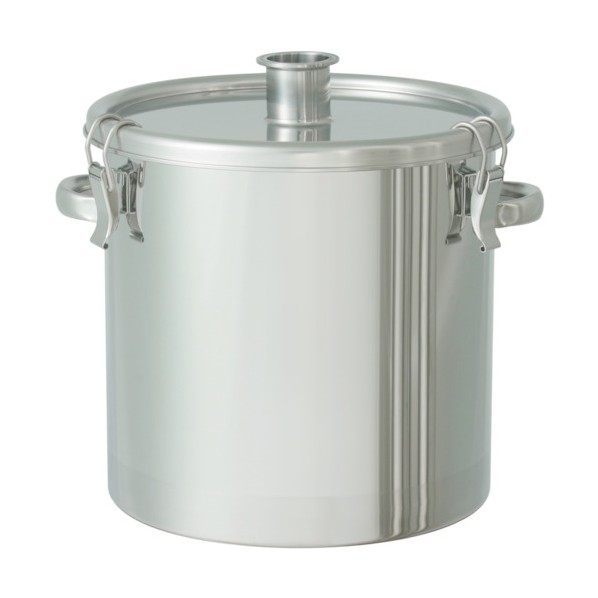 日東金属工業 ステンレスタンク粉体回収容器１．５Ｓへルール付２０Ｌ FK-CTH-30-F-1.5S 1